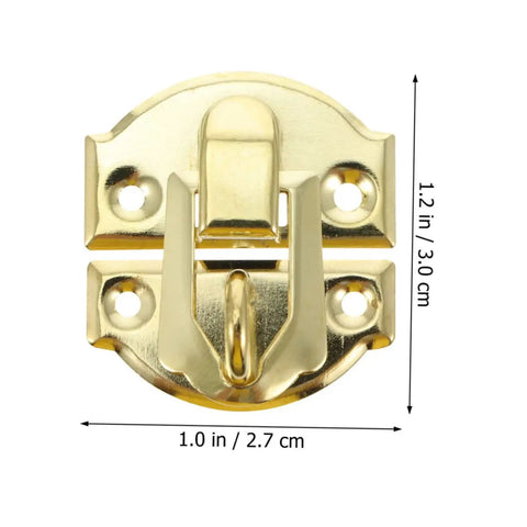 Dope Vintage Style Wooden Box Latches Set 30 Pack Iron Hasp Drawer Locks Retro Hardware Kit For Jewelry Boxes And Cabinets