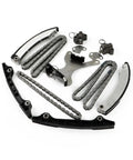 Heavy Duty Timing Chain Kit With Gears For Jeep Dodge and Chrysler 3.7 Liter SOHC Engine Models Years 2002 To 2011 Vin K TCS46022, chains and guides