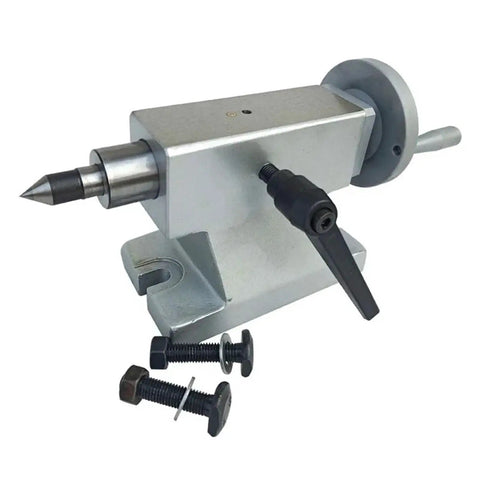 Heavy Duty Cnc Tailstock Indexing Head With 145Mm Center Cap And Cast Iron Housing Built For Rotary A Axis Fourth Axis Upgrades On Routers Mills And Lathes Delivers Dang Smooth Precision Cuts, featuring precision taper and mounting bolts.