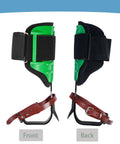 Adjustable Tree Climbing Spikes Set For Safe Climbing, Fruit Picking, And Hunting, heavy-duty carbon steel spikes with leg straps