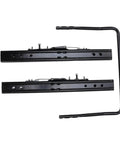 Universal Seat Sliders With Dual Lock Design For Bottom Or Side Mounted Seats, heavy duty steel track with racing brackets