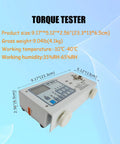 Intelligent Pro Grade Torque Tester Cap Torque Meter Digital Tester Multifunctional Measuring Tool With Box Three Unit Conversion Lbf In Kgf Cm Nm Peak Hold For Automotive And DIY Projects, 23.3x13x6.5cm