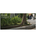 Slick Artificial Tree Bark Cable Cover And Flexible Hollow Vine Conduit Tube For Hiding Exposed Wires Smoothly In Outdoor Gardens and Landscaping with a Natural Look.