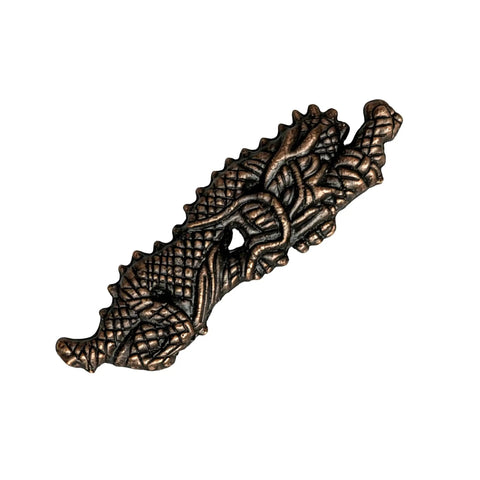 Dope Anti Rust Metal Alloy Menuki Tsuka Fitting Ornament For Katana Wakizashi And Tanto Handles in intricate dragon design