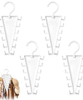 Double Sided Closet Hanger With 360 Degree Slick Spin High Capacity Rotating Rack Featuring Twelve Tangle Free Hooks To Keep Your Favorite Threads On Point And Maximize Storage Space Pack Of Four displayed with hats and scarves.