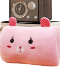 Super Cute Plush Bunny Shape Hand Warmer Muff Pillow That Locks In Heat For Winter Chill Days Without Electricity Perfect For Napping At School Traveling Or Hunkering Down Indoor When Temps Drop. Soft pink bunny-shaped pillow, 30x20x10cm, ideal for warmth and comfort.