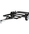 4Ft By 8Ft Steel Folding Utility Trailer Kit Built Tough With 1,170-Pound Payload, 1,400-Pound GVWR, Dual 4.80-12 Tires, Lighting Kit
