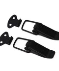 Two Pack Front Bumper Hook Lock Clips Universal Quick Release Bumper Trunk Clips Self Adhesive Fasteners For Cars And SUVs Durable Iron Build