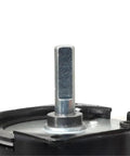 Close-up of High Torque 100Kg Center Shaft Gear Motor 28W 68KTYZ 220V AC Permanent Magnet Synchronous Motor With Forward And Reverse Control No Hole 2.5 RPM Ideal For DIY Projects RC Cars E Scooters And Small Appliances showing the top of the center shaft