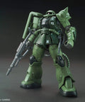 Gundam The Origin Zaku II Type C6 R6 HG 1 144 Model Kit With Belt Fed Machine Gun Vulcan Cannon Bazooka And Magazines