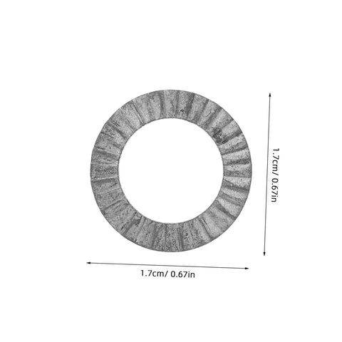 Industrial Locking Washers Featuring Double Wedge Interlocking Teeth Hella Secure Anti Vibration Grip For Automotive And Bike Repairs Locks Down Solid Heavy Duty Steel Construction