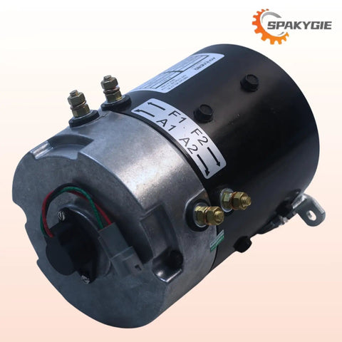48V 3.7KW Golf Cart Starter Motor Fits Club Car Carryall IQ And I2 Excel XP-2067-S ZQS48-3.7-T-GN black and silver components