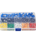 Awesome 800 Pcs Cable Wire Connector Crimping Terminals With Hand Ferrule Plier Tool Kit Set For Wiring Jobs You Gotta Get This Sweet Deal Now, assorted ferrules in plastic case