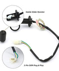 Float Type Gas Tank Level Sensor Kit For GY6 50cc Scooters Mopeds ATVs Go Karts 139QMA 139QMB TaoTao Jonway Replacement Parts With Durable Float Assembly And Corrosion Resistant Metal Rod For Accurate Fuel Readout, 3-pin plug
