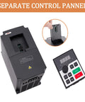5.5KW VFD Inverter For CNC Spindle Motor Converts Single Phase To 3 Phase 220V 25A with separate control panel