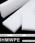 Ultra Durable UHMWPE Tapping Block For Engineering And DIY Projects Heavy Duty Pro Grade Plastic for flooring, machining