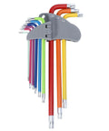 Upgrade Your Garage With This Slick UPKOCH 9pc Long Arm Hex Key Wrench Set, Premium Steel Multi-tool Kit For Tough Household And Industrial Repairs That Never Rust Or Deform, color coded in holder