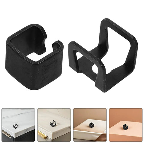 Horizontal Jack Oil Pump Clip Set 20 Pack Heavy Duty Strengthened Steel Floor Jack Spare Part Easy Install Compatible With Two Ton And Two And A Half Ton Hydraulic Lifts For Repair And Industrial Use, black steel clips