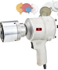 Heavy Duty 49Mm Pneumatic Oil Drum Crimping Tool with aluminum alloy cap for sealing 200L chemical paint containers.