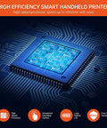 High speed processor on a circuit board for Heavy Duty Portable Handheld Inkjet Printer Gun With Smooth 5.6 Inch Touch Screen.