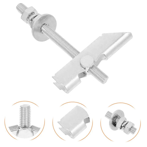 Beefy Heavy Duty Metal Toggle Bolt And Drywall Anchor Kit M8x72x100mm for hollow wall mounting, showcasing wing nut fastening.