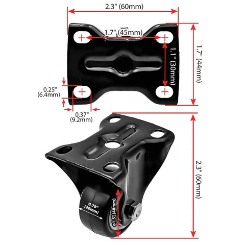 Heavy Duty 12 Pack 1.5 Inch Fixed Caster Wheels For Moving Big Couches And Workbenches Each Polyurethane Roller Handles 75 Pounds And Glides Dead Quiet Across Tile To Keep Your Space Pristine While Making Weekend Relocations Smooth As Butter