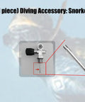 Dip Tube For Scuba Tanks Valve One Quarter Inch 32 Thread Stainless Steel Standard Spindle shiny metal piece