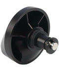 Front Caster Wheel Replacement For Dreame D9 Max D10s Pro L300 L600 Robot Vacuums Smooth Maneuverability Durable Black Wheel