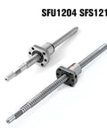 High Speed Pro Grade Ballscrew Kit 150 To 500 Mm With 1204 1210 Flange Nut And BK BF10 End Machined For CNC Machines GCR15 Steel Balls S55C And SCM420H Core