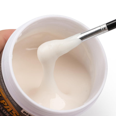 No Clean Solder Paste Flux For Electronics Repair No Mess Rosin Flux Paste Lead Free texture in jar with brush