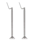 Bad Boy 2 Pack Hatch Support Springs 304 Stainless Steel 8 1/4 Inch Heavy Duty Lid Struts with hooks and bases.