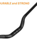 Mountain Bike Riser Handlebar Made From Aluminum Alloy 31.8mm Clamp 780mm Wide 50mm Rise Lightweight And Durable MTB Bar