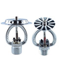 Heavy Hitter ESFR Fire Sprinkler Head Pendent Mount With Fast Response Early Suppression Capabilities Rated For 68 Degrees Celsius solid brass dual view.