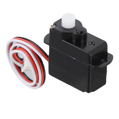 Sweet Throttle High Output RC Motor Servo For K170 Steering Gear Replacement, black, compact design with wires, hobby grade part.