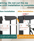 Instruction for installing Narrow Baby Gate For Doorways And Stairs 24.5 To 28.3 Inch Wide Pressure Mounted Walk Through Child Safety Gate