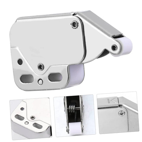 24 Pack Cabinet Door Kit Push In Latches For Cabinets Drawers And Wardrobes Keyless Spring Loaded Touch Release Bounce Catch Locks