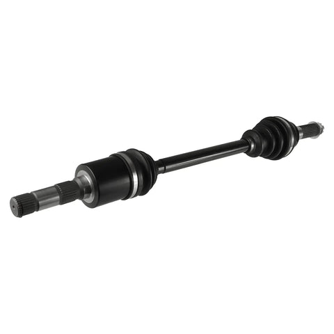 Beefed Up Rear Left Complete CV Joint Axle For Polaris Ranger 2x4 4x4 6x6 700 2008 2009 2010 2017 Direct Fit Replacement OEM Numbers 1332502 1332575 1332647 1332721 1332876 2203741 2204857 rear axle on white background