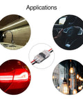 Different applications of Low Voltage Wire Connectors Quick Solderless Splice Kit 2 Way Automotive Connectors 12 Pack for 20 to 24 AWG Cables.