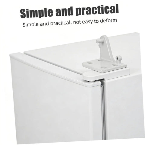 Heavy Duty Metal Refrigerator Door Hinges For Fridges And Coolers With Hardcore Steel Joints and secure pivot for consistent sealing.
