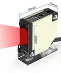 Photoelectric Switch Through Beam Sensor Plug And Play No Brainer Setup 10 To 30V DC And 90 To 240V AC Ready Five Meter Sensing Range