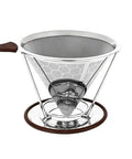 Heavy Duty Double Layer Reusable Coffee Filter Crafted From Solid 304 Stainless Steel For No Fuss Pour Over Brews And Slick Kitchen Additions That Hit The Spot Every Time.