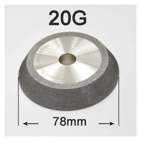 Heavy Duty MR-20G CBN Grinding Wheel For Resharpening Carbide Cutters And Cobalt Drills With 78mm Arbor Fits 13A/D Machines Fast And Effortlessly, 78mm size