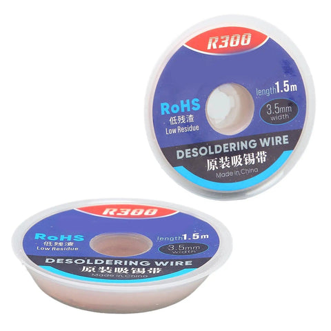 Copper Desoldering Wick Half Meter For Electronics Fast Heat Conduction High Absorption No Fuss Easy Cleanup For PCBs packaging