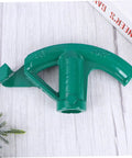 Two Piece Copper Tubing Bender Set Manual Pipe Bending Tool For Professional Plumbing And Electrical Projects Easy Flex Elbow Maker Durable Steel Construction Heavy Duty HZWMQDLF - Green bender tool angled view.