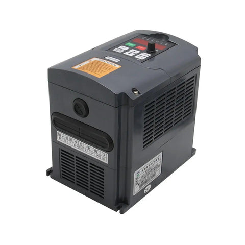 Dope Inverter Variable Frequency Drive VFD For Spindle Tools 110V 220V 400Hz Single Phase 1.5KW controller, front-left view