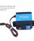 Beast Mode 35 Kilogram Digital Servo With Coreless Motor Runs Slick And Smashes Trails IP66 Waterproof Shell With Full Steel Gears in blue and black