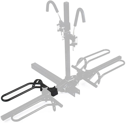 Replacement Two And A Quarter Inch Wide Wheel Cradles For Bike Rack 50027 Set Of 2 In Black Built For Easy Install And Solid Support