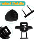 Close-up of Drain Plug Kit With O Ring And Base For Sea-Doo Yamaha Polaris Jet Ski Gas Tank Replacement 292000187 components