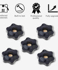 Must Have Ten Pack Six Star Knobs With One Quarter Inch Twenty Female Threads Hex Head Through Knobs For Clamping Jigs