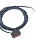 Infrared Photoelectric Through Beam Sensor Switch 12 to 24 Volt Long Cable for Car Doors and Garages Ideal Auto Door Detector for Easy Wiring and Reliable Object Sensing, black sensor with 1.93m cable